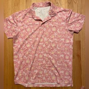 Floral Bonobos golf polo